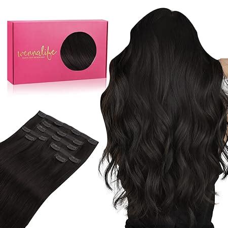 Amazon Wennalife Genius Seamless Clip In Hair Extensions Human