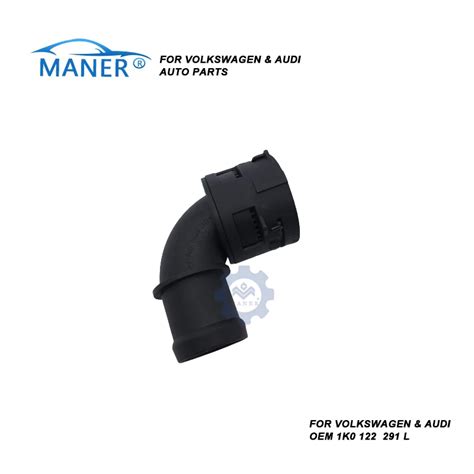 MANERI 1K0122291L Auto Spare Parts Engine Water Pipe Coolant Hose