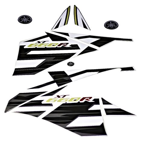 Kit Jogo Adesivos Faixa Xt660 2015 18 Completo Logo Resinado Submarino