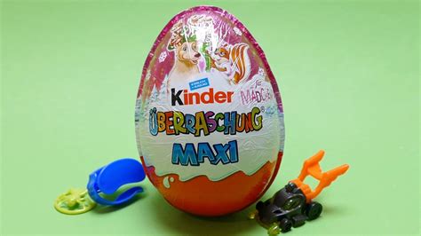 Kinder MAXI Surprise Egg Opening Winter Edition YouTube