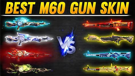 BEST M60 GUN SKIN IN FREE FIRE FREE FIRE BEST M60 GUN SKIN FF NEW