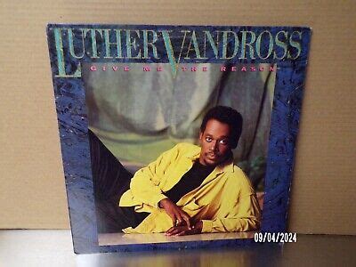 Luther Vandross Give Me The Reason 1986 LP Vinyl Record W Lyric