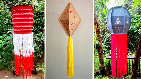 Cardboard Lantern Vesak Lantern How To Make Wesak Kudu Vesak Kudu