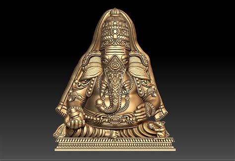 3D Karpaga Vinayagar PENDENT 3D Print Model TurboSquid 2123124