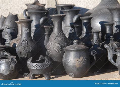 Tibetan Black Pottery Stock Image Image Of Cook Tibetan 28213467