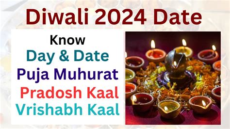 When Is Diwali In 2024 In India Diwali 2024 Lakhshmi Puja Time