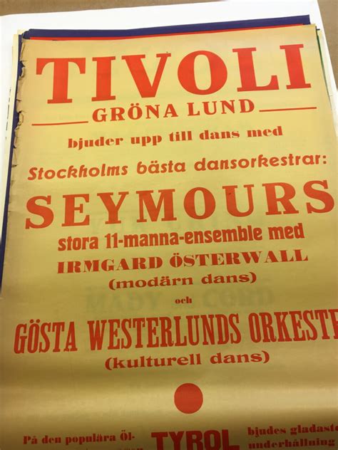 Seymours Med Irmgard Stewall Underh Llning Gr Na Lunds Historia