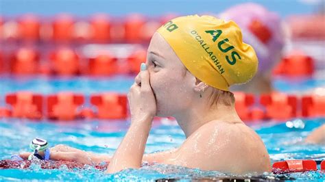 Mollie O Callaghan Sets A World Record At The Swimming World Championships And Wins The Gold