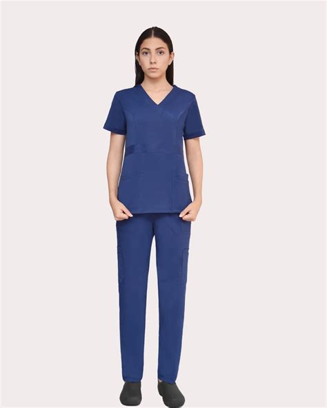 Scrub M Dico Mujer Antifluidos P Linea Dynamo Azul Elet Uniformes