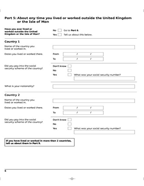 State Pension Application Form Free Download