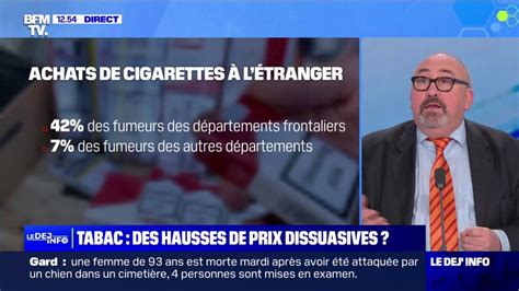 Un Paquet De Cigarettes Euros En Un Rapport Du S Nat Propose