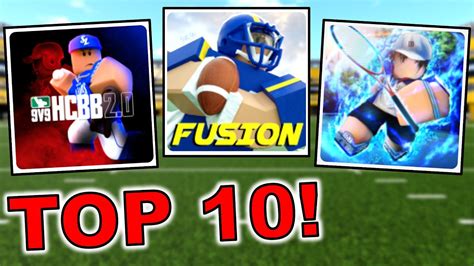 The Top Best Sports Games On Roblox Youtube