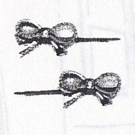 Ribbon Hair Pins By Emily Temple Cute