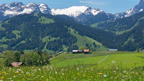 Mountains Village Fields Free Photo On Pixabay Pixabay