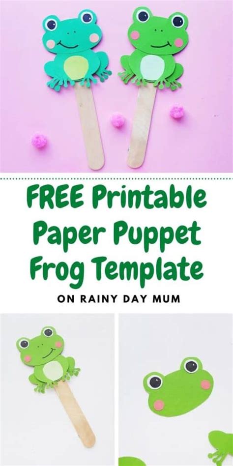 Frog Puppet Printable