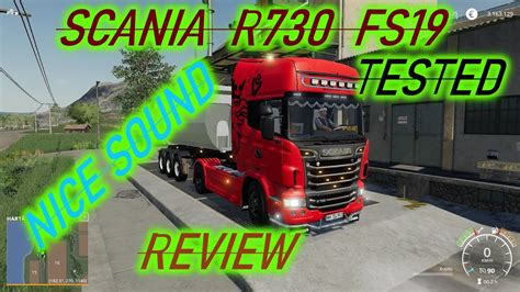 SCANIA R730 SEMI 3 AXLE BY AP0LLO V1 0 0 1 MODS FS19 REVIEW YouTube