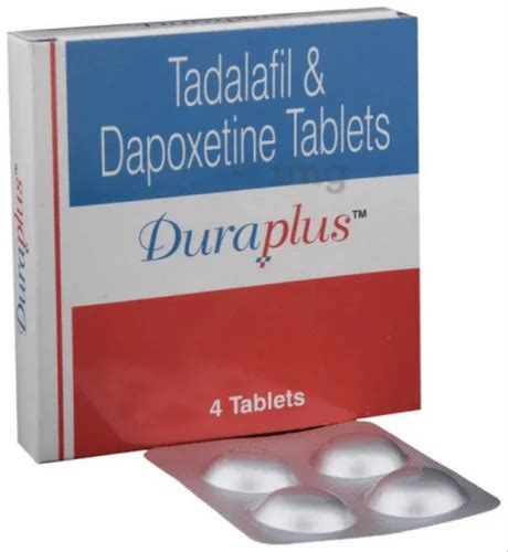 Tadalafil & Dapoxetine Tablets, Strength: 20 mg / 30 mg at Rs 285/box ...