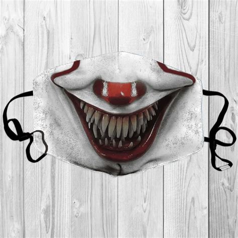 Pennywise Face Mask | Pennywise Cosplay - Afrodom in 2022 | Pennywise, Clown costume, Face mask