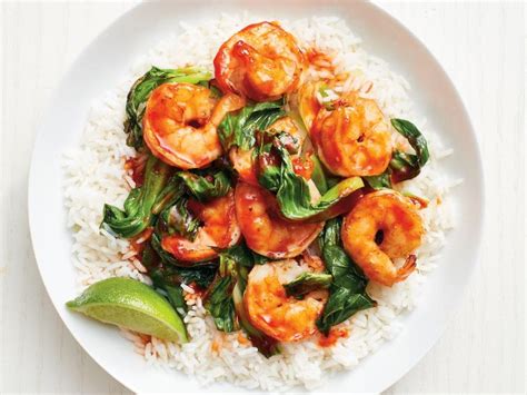 Shrimp And Bok Choy Stir Fry Recipe Food Network Kitchen Food Network