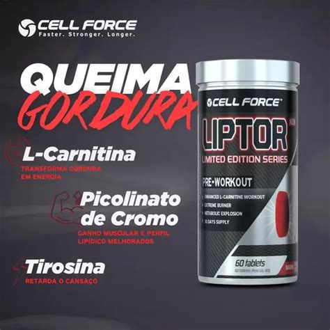 LIPTOR 60 CÁPSULAS CELL FORCE Power Muscle Suplementos