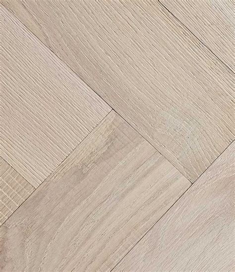 Engineered Herringbone European Oak Parquet Block Wood Floors Brushed And Natural Hardened Oiled