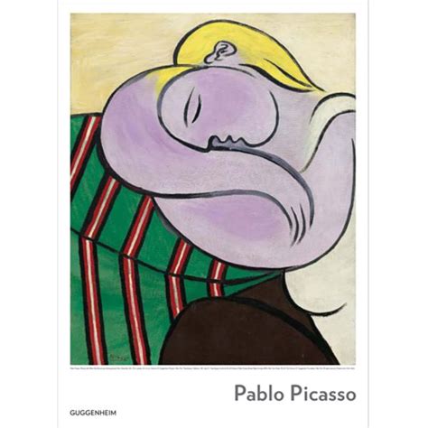 Pablo Picasso Woman With Yellow Hair Poster Guggenheim Museum Store