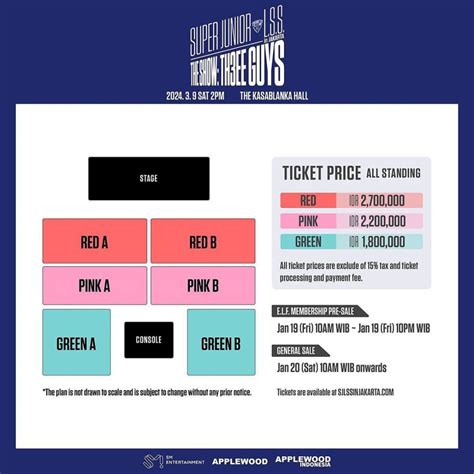 Harga Tiket Konser SUPER JUNIOR L S S Di Jakarta