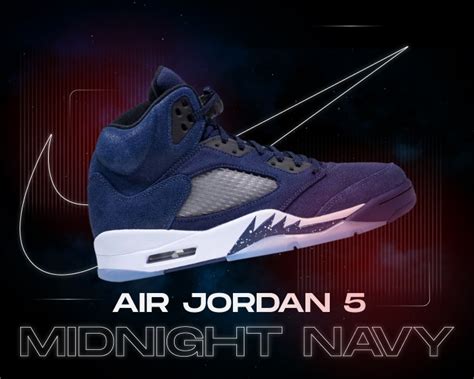 Jordan 5 Midnight Navy Dark Kicks Are A Vibe This Winter