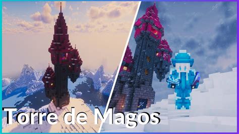 Como Hacer Una Torre De Magos En Minecraft 🧙 Youtube