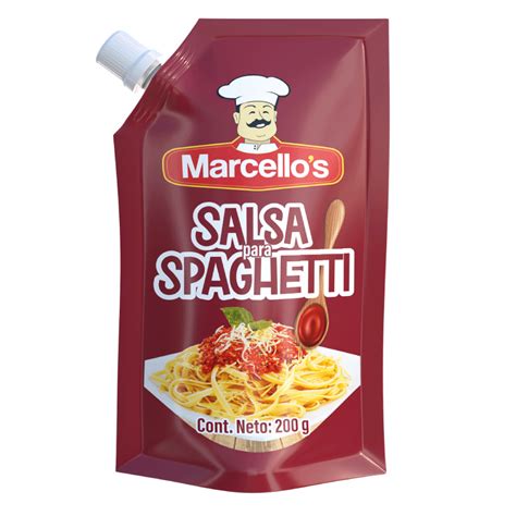 Salsa Para Spaghetti 200g Marcellos