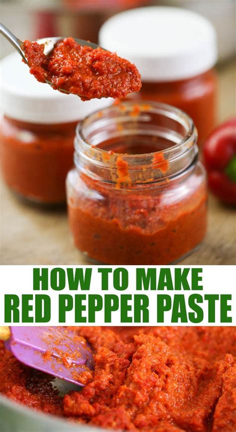 How to Make Red Pepper Paste for Preserving Peppers