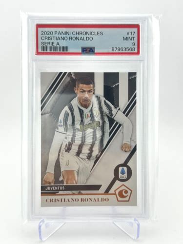 2020 Panini Chronicles Serie A 17 Cristiano Ronaldo Psa 9 Soccer