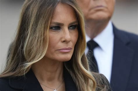 Melania Trump Attends Her Mother Amalija Knavss Funeral