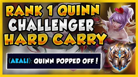 Rank Quinn Hard Stomping Challenger Players With My Quinn Ft