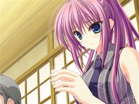 Drink Feng Game Cg Green Eyes Hoshizora E Kakaru Hashi Naturalton