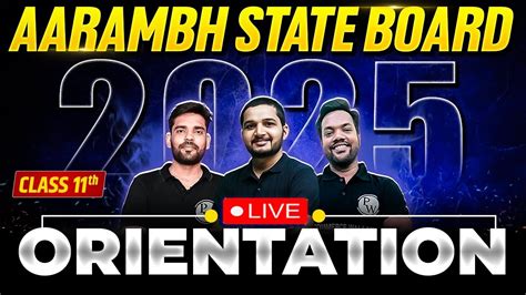 Aarambh State Board 2025 Batch Orientation Class 11th Commerce