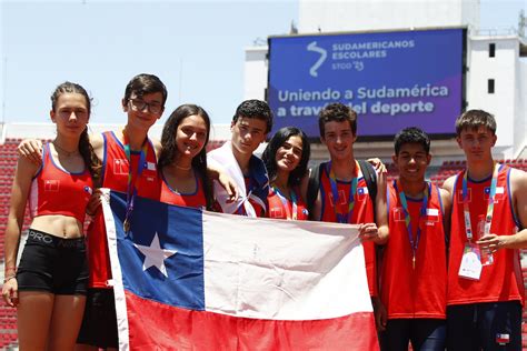 Oro Los Juegos Sudamericanos Escolares Santiago 2023 Colegio