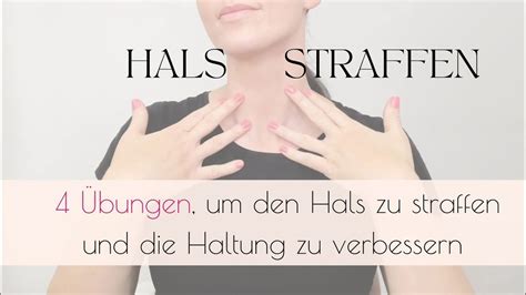 10 Minuten täglich für einen straffen Hals Truthahnhals adé YouTube