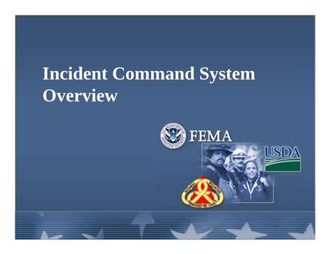 Pdf Incident Command System Overview North Carolina Tng 010808 Pdfthe Incident Command