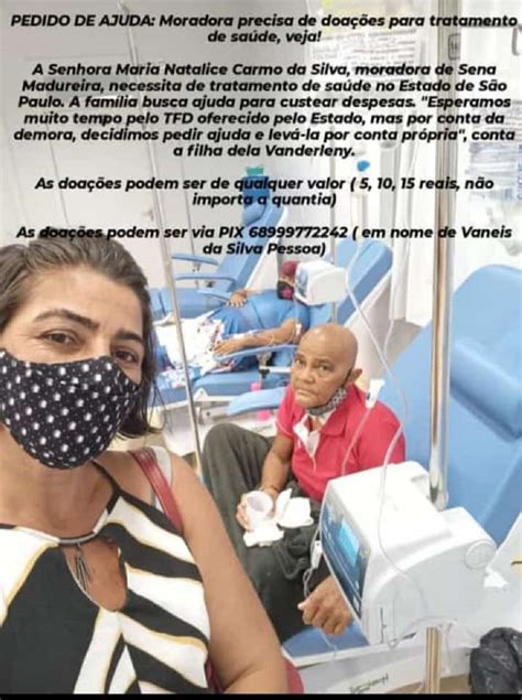 Fam Lia Pede Ajuda Para Moradora De Sena Madureira Diagnosticada