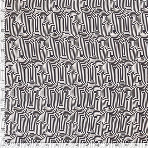 Tissu Chemisier Viscose Labyrinthe Marine Tissu Fil Compagnie