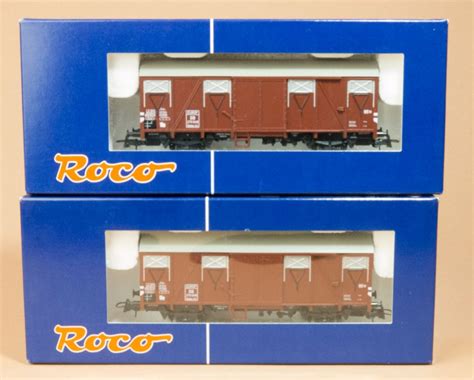 Roco Gedeckter G Terwagen Der Bauart Gmms Der Db Epoche Iii H