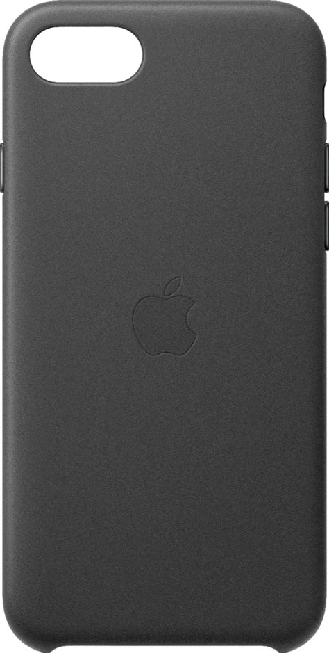 Best Buy: Apple Leather Case for Apple® iPhone® SE (2nd Generation) Black MXYM2ZM/A