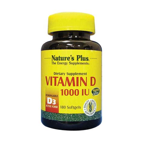 Promo Nature S Plus Vitamin D Iu Suplemen Softgel Diskon