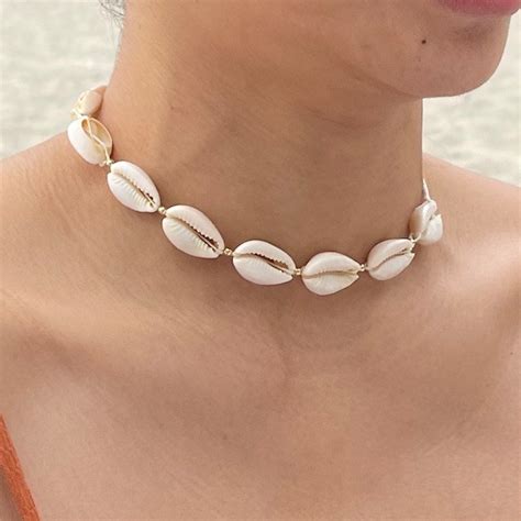 Shell Choker Etsy