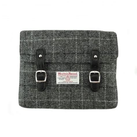 Harris Tweed Grey Check Ipad Tablet Holder Harris Tweed Tweed