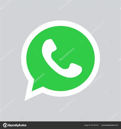 Telefone de botão sombra Whatsapp logotipo símbolo aplicativo