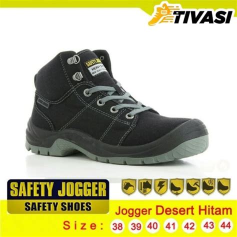 Jual Sepatu Safety Jogger Desert Hitam Jakarta Barat Tivasi Tokopedia