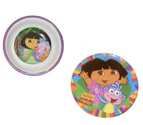 Zak Designs Dora The Explorer Bowl & Plate Set Comments