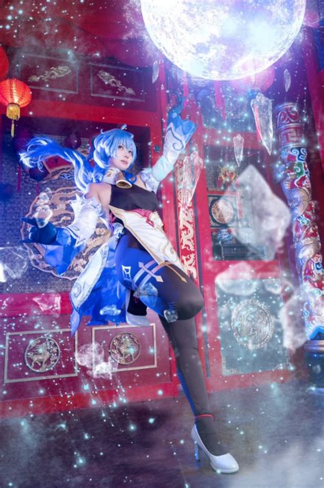 コスプレイヤー飴音もね原神甘雨 氷のエフェクトが生み出す幻想的で壮大な世界観コスプレ図鑑 ライブドアニュース